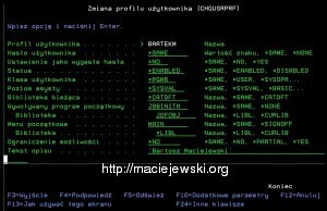 Zarządzanie użytkownikami