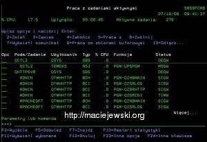 Lista procesów