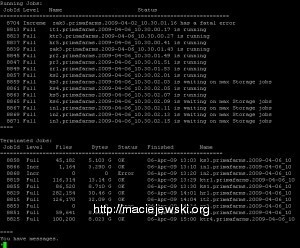 Bacula pod NetBSD robi swoje.
