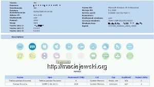 Szczegóły konkretnego hosta - zainstalowana pamięć - OS:NetBSD